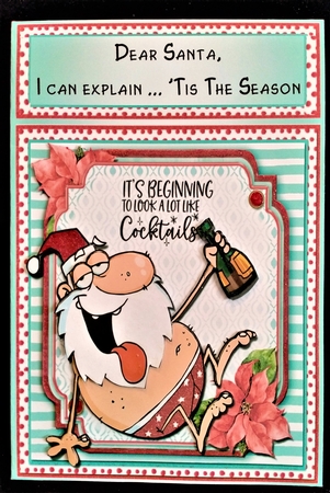 Christmas Cocktails 2 by Margarette Blakeborough