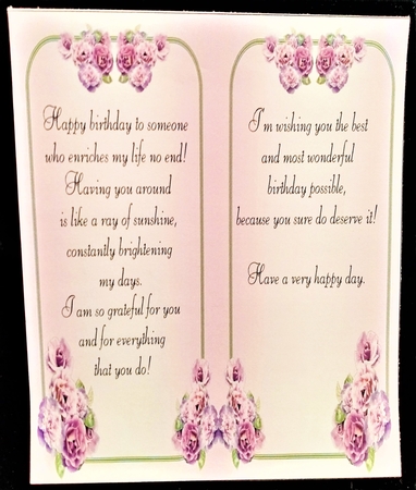 Pink Bouquet - Basket of Flowers Card Mini Kit by Margarette Blakeborough