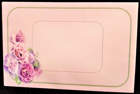 Pink Bouquet - Basket of Flowers Card Mini Kit by Margarette Blakeborough