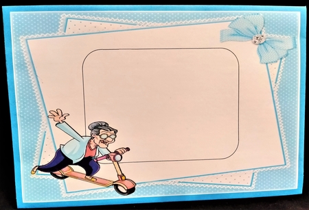 8x8 Sally grows old gracefully mini kit by Margarette Blakeborough