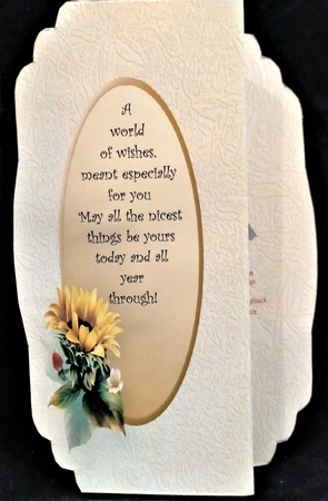 Sunflowers - Foldback Card Mini Kit by Margarette Blakeborough