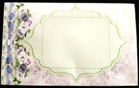 Floral and Flourish 3 Birthday 7 x 7 Card by Margarette Blakeborough