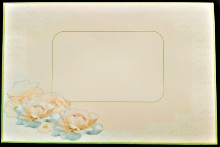 Apricot Roses - Decoupage Card Mini Kit by Margarette Blakeborough