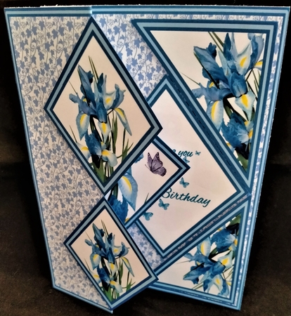 FBP Blue Irises by Margarette Blakeborough
