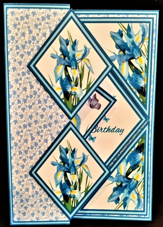 FBP Blue Irises by Margarette Blakeborough