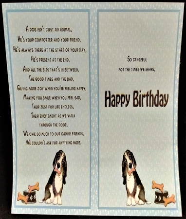 A Dog Is A Friend Basset Hound-1 by Margarette Blakeborough