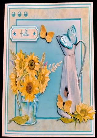 Sunflowers and things mini kit by Margarette Blakeborough