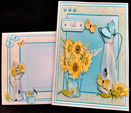 Sunflowers and things mini kit by Margarette Blakeborough