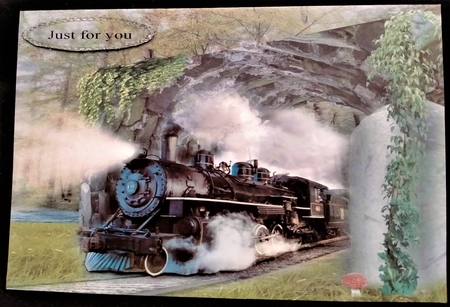 old train  by Margarette Blakeborough