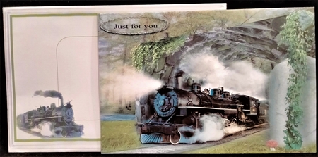 old train  by Margarette Blakeborough