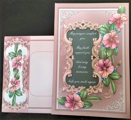 Sympathy 13 - two 7x5 inch card fronts by Margarette Blakeborough