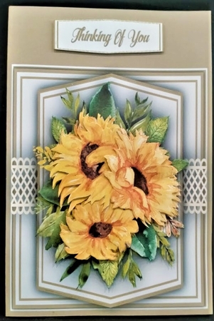 8x8 Mini Kit, Gorgeous Sunflowers by Margarette Blakeborough
