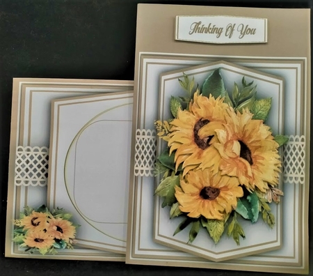 8x8 Mini Kit, Gorgeous Sunflowers by Margarette Blakeborough