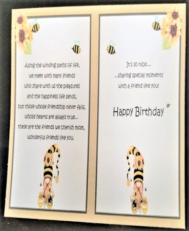Bee Happy Gnome 02 by Margarette Blakeborough