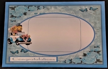 Bears Wedding couple greeting card by Margarette Blakeborough