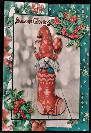 Cute Christmas Gnomes 3 by Margarette Blakeborough