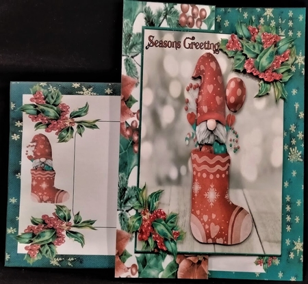 Cute Christmas Gnomes 3 by Margarette Blakeborough