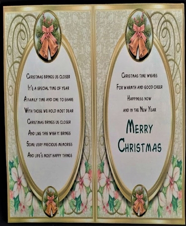8x8 Christmas Candle Mini Kit - x4 A4 Sheets  by Margarette Blakeborough