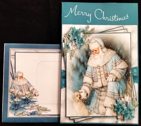 Blue Christmas 6X6 Topper Sheet #1 by Margarette Blakeborough