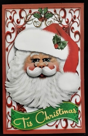 SANTA CLAUS KLAUS KRIS KRINGLE ST. NICK, CHRISTMAS CARD KIT by Margarette Blakeborough