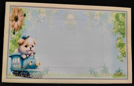 8x8 Mini Kit, Train Driver Pup by Margarette Blakeborough
