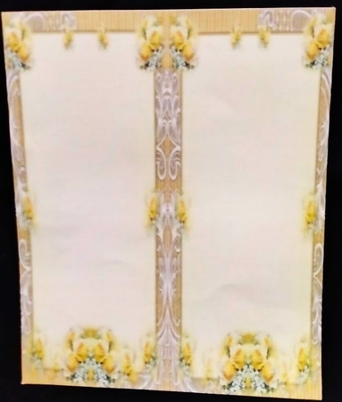 8x8 Mini Kit, Gorgeous Yellow Rose Bouquet , Pyramid  by Margarette Blakeborough