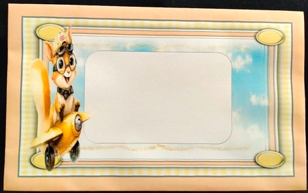 8x8 Mini Kit, Gorgeous Squirrel Flying High , Pyramid by Margarette Blakeborough