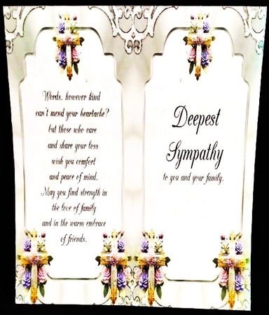 Sympathy Cross Bumper Kit 20 - 10 sheets, Card fronts, decoupage, inserts, and greeting boxes by Margarette Blakeborough