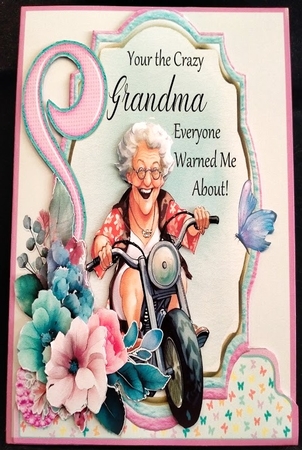 Grannys at it Again 1 XL Shaped Card Kit by Margarette Blakeborough