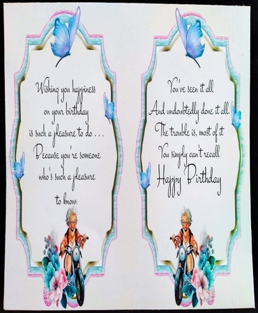 Grannys at it Again 1 XL Shaped Card Kit by Margarette Blakeborough