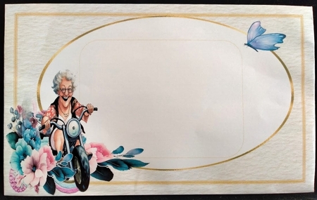 Grannys at it Again 1 XL Shaped Card Kit by Margarette Blakeborough