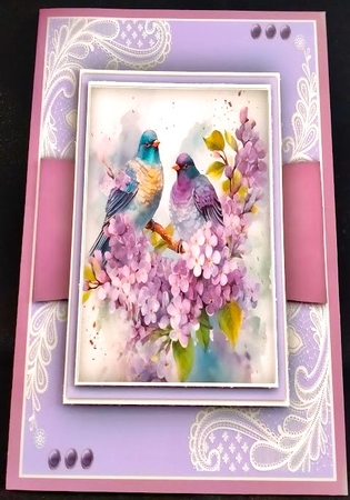 8x8 Mini Kit, Beautiful Birds and Flowers by Margarette Blakeborough