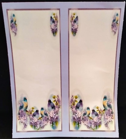 8x8 Mini Kit, Beautiful Birds and Flowers by Margarette Blakeborough