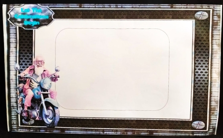 Grandpa...Loves Being On Two Wheels - Mini Kit by Margarette Blakeborough