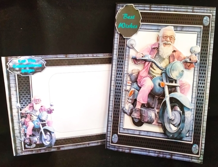 Grandpa...Loves Being On Two Wheels - Mini Kit by Margarette Blakeborough