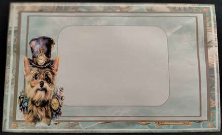 Steampunk Yorkie Mini Page Kit  by Margarette Blakeborough
