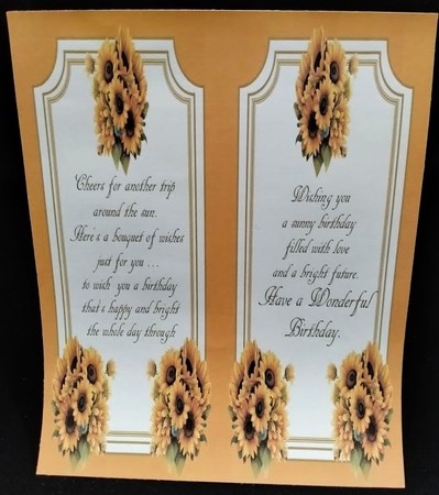 SUNFLOWERS FOR YOU by Margarette Blakeborough