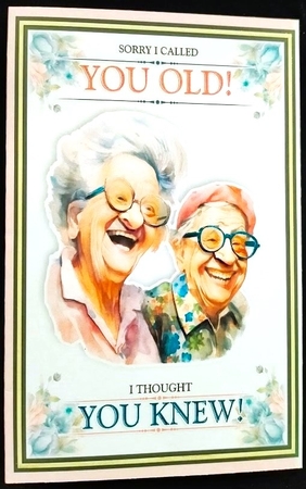 Sorry I Called You Old (Female) by Margarette Blakeborough