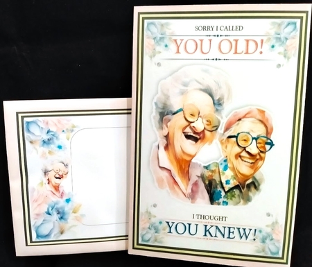 Sorry I Called You Old (Female) by Margarette Blakeborough