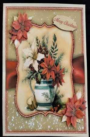 Vintage Christmas Flowers Mini Kit   by Margarette Blakeborough