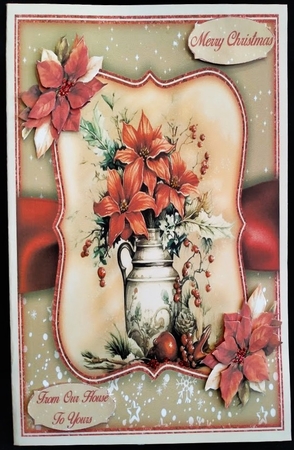 Vintage Christmas Flowers Mini Kit   by Margarette Blakeborough