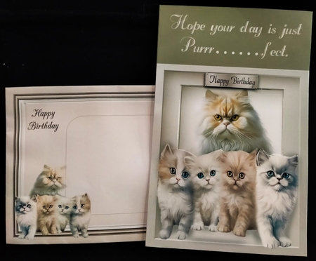 cat and kittens by Margarette Blakeborough