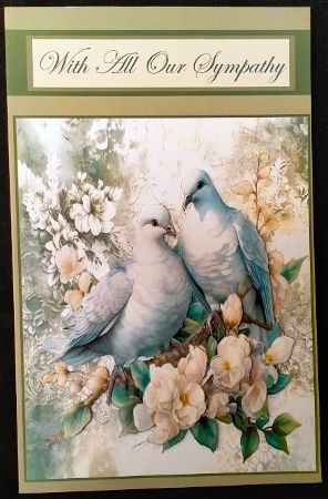 Sympathy Doves by Margarette Blakeborough