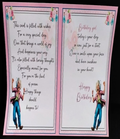 7x7 Magnificent birthday wishes choice of two mini kit by Margarette Blakeborough