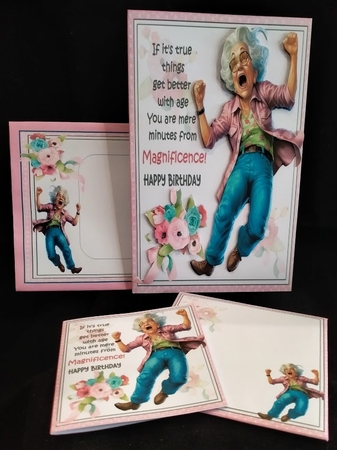 7x7 Magnificent birthday wishes choice of two mini kit by Margarette Blakeborough