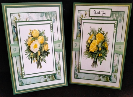 Elegant Blooms 8x8 Quick Card Bumper Kit by Margarette Blakeborough