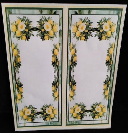 Elegant Blooms 8x8 Quick Card Bumper Kit by Margarette Blakeborough