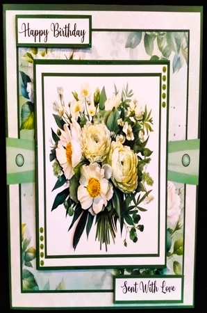 Elegant Blooms 8x8 Quick Card Bumper Kit by Margarette Blakeborough