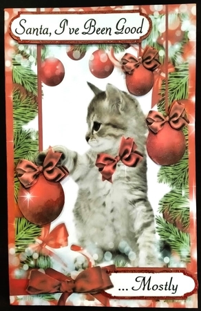 Santa, Ive Been Good This Year ... Mostly 1 by Margarette Blakeborough