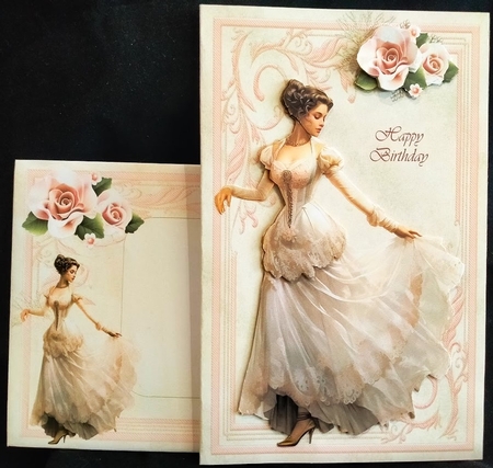 A5 Victorian lady 02 by Margarette Blakeborough